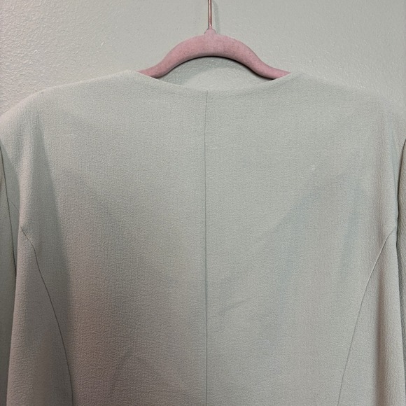 Danny & Nicole Women's 16 Beige Blazer Blouse Button Front Chic Classic Neutral - Picture 7 of 14